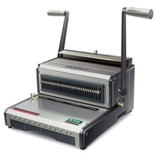 Stanz- und Drahtbindemaschine Wire Binder S210, Drahtbindegerät 2:1 (23 Ringe)