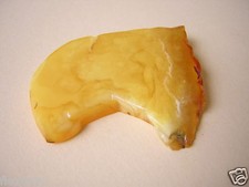 Bernstein Butterscotch Natur poliert Genuine Amber 7,8 g / 5,8 x 4,5 x 0,5 cm