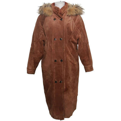 Big ledermantel damen - l,,