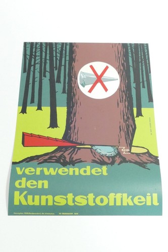 Ddr kunststoff plakat - ddr, kunststoff-plakat