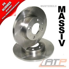 2x BREMSSCHEIBE Ø256 VOLL