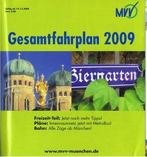 Fahrplanbuch MVV München 2009