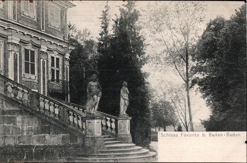 Schloss favorite baden - favorite, b.