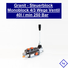 Granit Steuerblock Monoblock