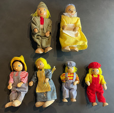 6 Selecta Puppen Figuren