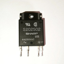 Original Sharp S202S02 Solid State Relay 8A/250VAC Elektronisches Lastrelais