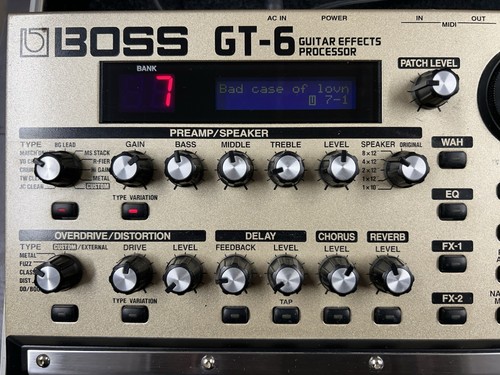 Boss digital - boss, gt-6