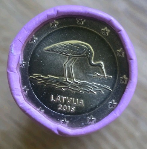 Euro rolle lettland - 25, x