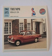 Triumph Herald 1200 - 1961-1971 - Geschichte & Technische Daten -  Karte