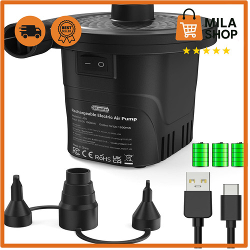 Luftpumpe elektrisch 4000mah - elektrisch,