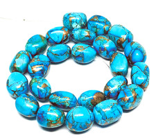 Blau Türkis Glatt Nugget