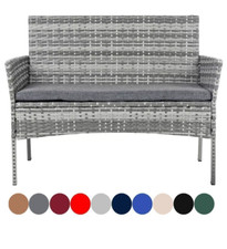 Gartenbank Rattan 2 Sitzer