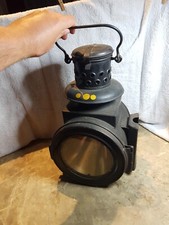 große antike Eisenbahn Lampe