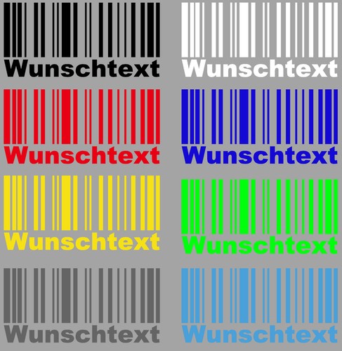 Aufkleber sticker barcode - aufkleber,