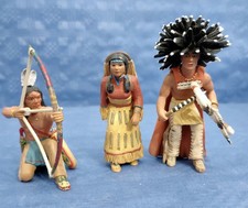 Schleich Figuren Wildwest Indianer 3 Figuren