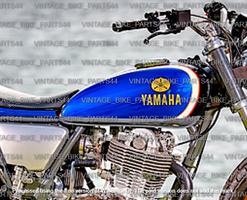 Yamaha 500 stahlblauer - stahlblauer, &
