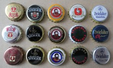 Kronkorken Sammlung: Je -3- von 5 Brauereien , St. -15-, top erh.