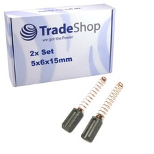 2 Kohlebürsten für Leister Triac CH-6060, PID, S, S Economy, BT, 1G3, AT, ST
