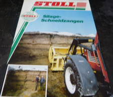 Stoll Silage -Schneidzangen  Prospekt/Broschüre- Technische Daten