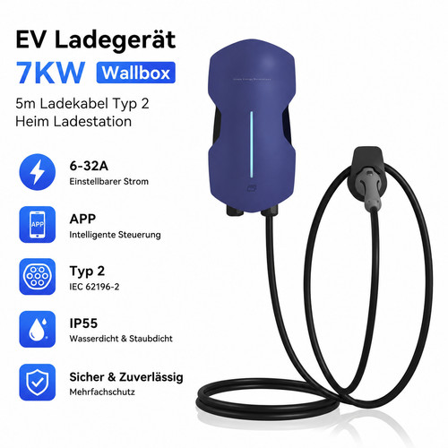 Ladegerät typ 7kw - ev, 2