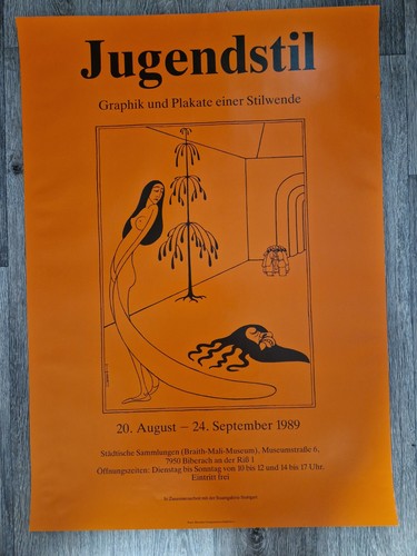 Ausstellungsplakat jugendstil - ausstellungsplakat,