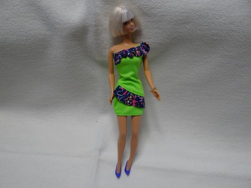 Barbie minikleid puppe mattel - puppe,