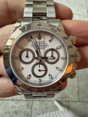 Rolex daytona 116520 - weiß, |