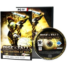 Rise & Fall Civilizations at War PC DVD gereinigte Hülle Handbuch enthalten