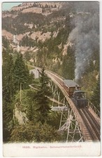 AK Rigi-Bahn Eisenbahn Schnurrtobel-Brücke ungelaufen vor 1945