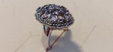 Ring 60 Tansanit Oval