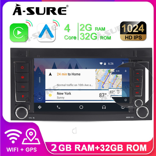 32gb android autoradio - 7", 2+32gb