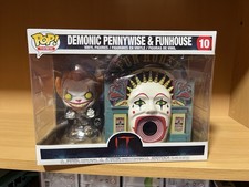 Demonic Pennywise Funhouse IT Clown ES Horror POP! Town #10 Vinyl Figur Funko