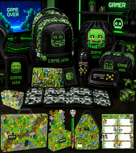 Minecraft schulranzen set - minecraft,