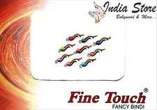 Modische bunte Bindis mit