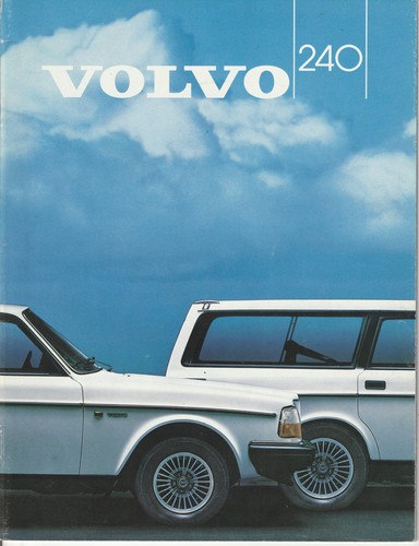 Prospekt volvo 240 1984 - volvo,