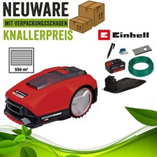 Einhell Mähroboter Rasenroboter bis 550m² X-Change Akku Regensensor Kit SET NEU