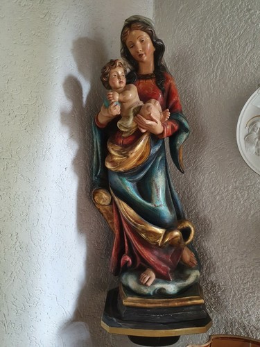 Marienfigur madonna holz - marienfigur,