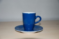 Kahla Espresso Tasse & Untertasse Pronto Colore blau hohe Form TOP