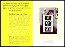 DEUTSCHE POST FOLDER 1995 BLOCK 33 FILM METROPOLIS HIMMEL ÜBER BERLIN u681