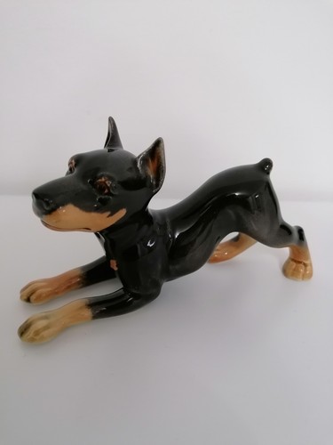 Goebel dobermann porzellan - dobermann,