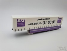 Herpa Gardinenplanenauflieger Safeliner weiß/lila „STS Spedition“ 1:87 /HB15707