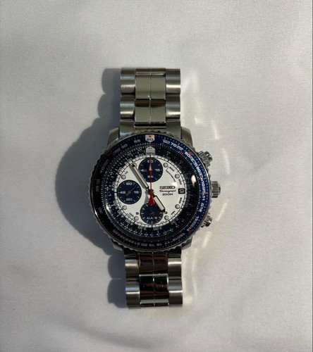 Seiko 7t62 0eb0 uhr weiß - 7t62, blau