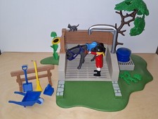 Playmobil Reiterhof 4193 Pferdewaschplatz Pferde City Turnier Wohnen Reiten