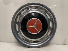 Mercedes W115 W116 W123 Radkappen Edelstahl 14 Zoll Schwarzrot
