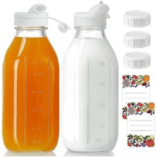 Glasflaschen Milchflaschen Saftflaschen 1 Liter