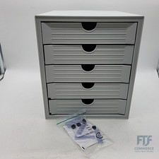 HAN Schubladenbox SYSTEMBOX mit 5 geschlossenen Schubladen - 3 Schuba... 1450-11