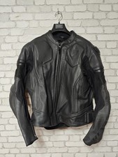 Motorrad Lederjacke schwarz