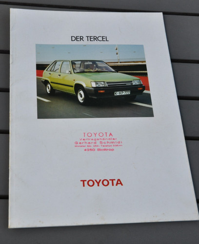 Prospekt toyota tercel aus - prospekt,