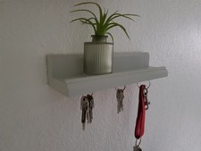 Schlüsselbrett Schlüsselablage Regal magnetisch massiv Eiche 30cm