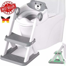 Toilettentrainer Klositz Toilettensitz mit Treppe Kinder WC Sitz mit Leiter DHL
